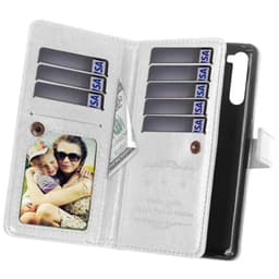 Lompakkotelo Flexi 9-kortti Samsung Galaxy Note 10 (SM-N970F)  - valko