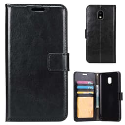 Lompakkokotelo 3-kortti Samsung Galaxy J7 2017 (SM-J730F)  - musta
