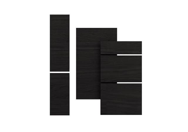 Epoq skuffefront til kjøkken 50x13 cm Edge Black Ash