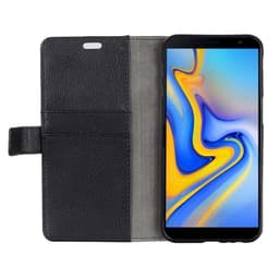 Lommebokdeksel 2-kort Samsung Galaxy J6 Plus (SM-J610F)  - Svart