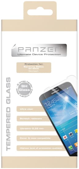 Panzer skærmbeskyttelse i glas til Galaxy S4