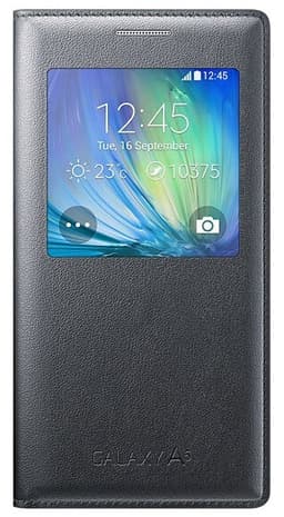 Samsung S View flip cover til Galaxy A5 - sort
