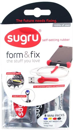 Sugru selvklebende gummi 5 pakk SMLT5