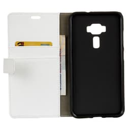 Lompakkokotelo 2-kortti Asus Zenfone 3 Deluxe (ZS550KL)  - valkoinen