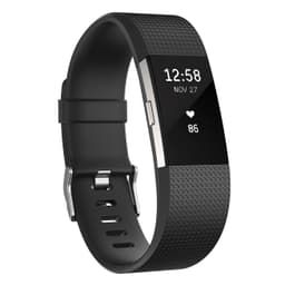 Fitbit Charge 2 aktivitetsmåler sølv/svart (L)