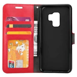 Lommebokdeksel 3-kort Samsung Galaxy S9 Plus (SM-G965F)  - RØD
