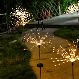 LED Kukat Aurinkokennolatauksella