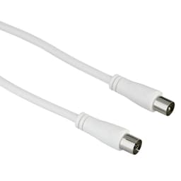 Hama Antennkabel 90 dB (3m) vit
