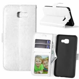 Lompakkokotelo 3-kortti Samsung Galaxy J5 Prime (SM-J527F)  - valkoine