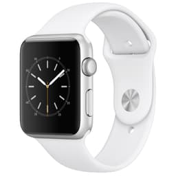 Apple Watch Series 1 Sport 42mm (sølv alu/hvit rem)