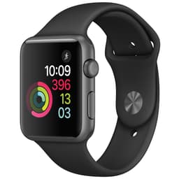 Apple Watch Series 1 Sport 42mm (grå alu/sort rem)