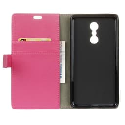 Lompakkokotelo 2-kortti Lenovo K6 Note  - pinkki