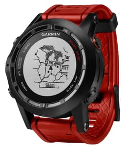 Garmin Fenix 2 sportsur Special Edition-rød og sort