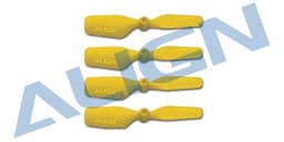 HQ0203CT Tail blade for T-Rex 150. 4pcs Yellow