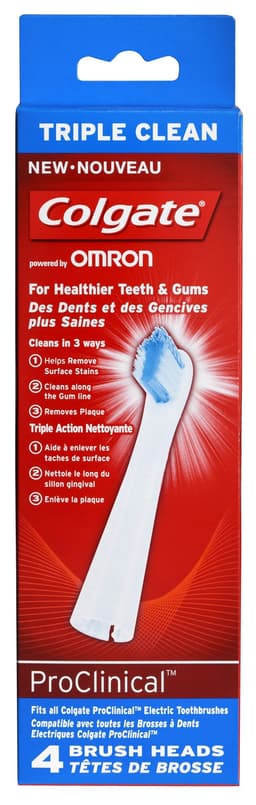 Colgate ProClinical Triple Clean Tandborsthuvuden (4)