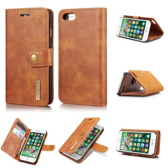 DG-Ming Lommebok 2i1 Apple iPhone 7/8  - brun