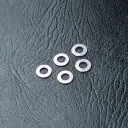 Mst-820025s alum. Spacer 3x5.5x0.5 silver (5)