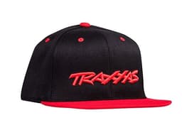 Traxxas Cap Snap Hat Flat Bill Black/Red