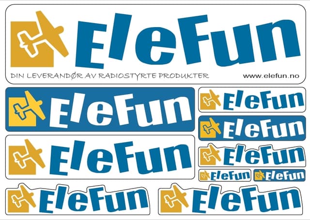 Klistremerke: Elefun Color A4