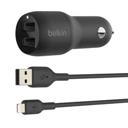 Belkin Boost Charge, Automatisk, Cigarr tändare, 1 m, Svart