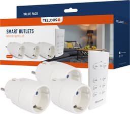 Telldus väggkontakt 3-pack 14190