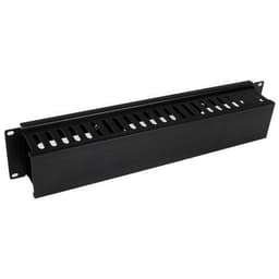 StarTech.com CMDUCT2U, Administrasjonspanel, Svart, Plastikk, Stål, 2U, EIA RS310-D, CE, TAA, REACH