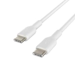 Belkin CAB003BT1MWH, 1 m, USB C, USB C, Hvid