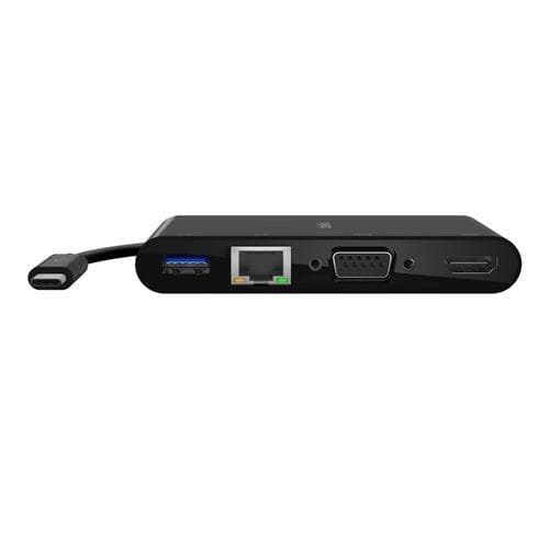 Belkin AVC005BTBK, USB 3.2 Gen 1 (3.1 Gen 1) Type-C, HDMI, RJ-45, USB 3.2 Gen 1 (3.1 Gen 1) Type-A, VGA, 3840 x 2160 pixel, Sort, 304 mm, 194 mm