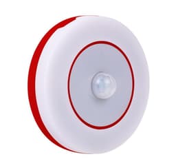 LED-lamppu PIR-liiketunnistimella Valkoinen / punainen