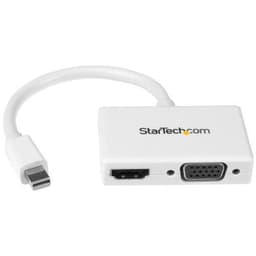 StarTech.com MDP2HDVGAW, 0,15 m, 1920 x 1200 piksler, 1080p, Hvit, Passiv, CE, FCC, REACH