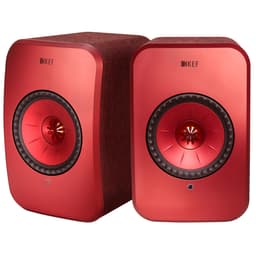 KEF LS-X stereohøyttalere (rød)