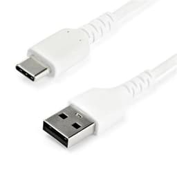 StarTech.com RUSB2AC2MW, 2 m, USB A, USB C, USB 2.0, 480 Mbit/s, Hvid