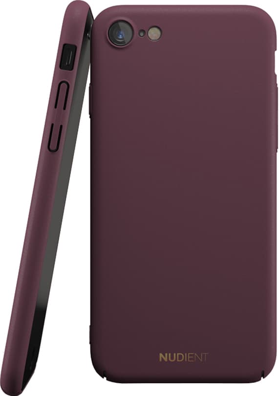 Nudient iPhone 6/7/8/SE Gen. 2 deksel (sangria red)