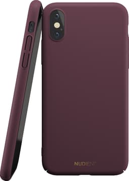 Nudient iPhone Xs Max deksel (sangria red)