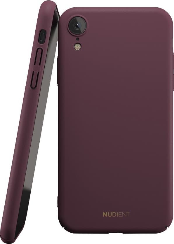 Nudient iPhone XR fodral (sangria red)