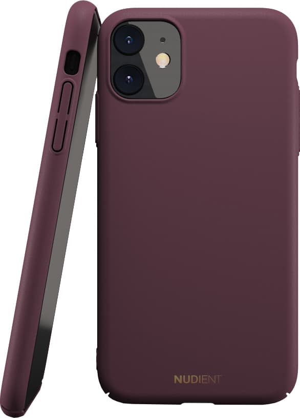 Nudient iPhone 11 fodral (sangria red)