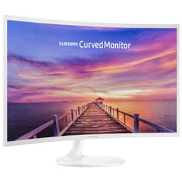 Samsung C32F391 32" buet skærm (hvid)