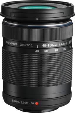 Olympus Zuiko 40-150mm f4.0-5.6 objektiv (sort)