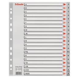 ESSELTE Register PP A4 Maxi/A-Å Grå