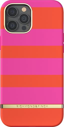 Richmond & Finch iPhone 12 Pro Max suojakuori (magenta raita)