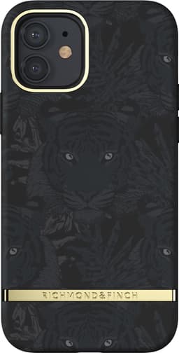 Richmond & Finch iPhone 12 Pro cover (black tiger)
