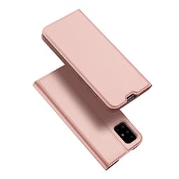 Samsung Galaxy A71 DUX DUCIS Skin Pro -sarjan teline kääntökotelo - ruusukulta