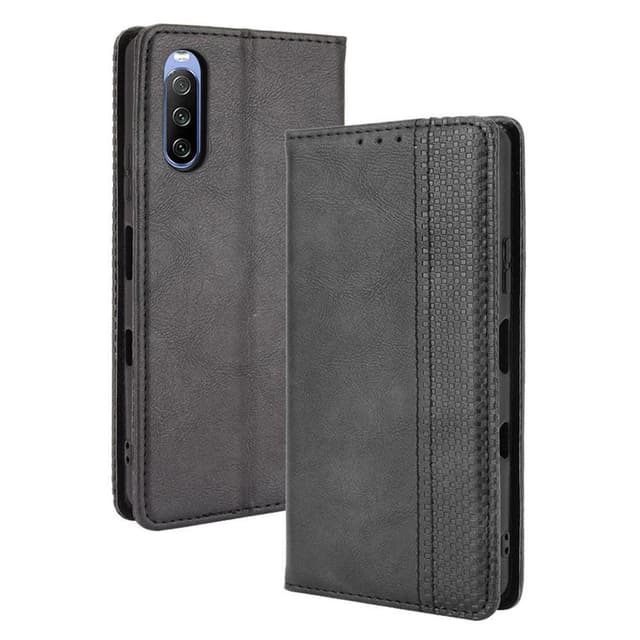 Sony Xperia 10 III Plånboksfodral Svart