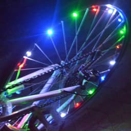LED ljusslinga till cykel RGB