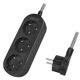 Grenstik 3-vejs med tekstilkabel