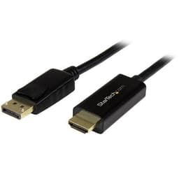 StarTech.com DP2HDMM2MB, 2 m, HDMI Type A (Standard), DisplayPort, Hanstik, Hanstik, Lige