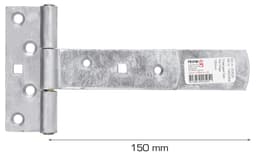 T-hengsel - 150 mm