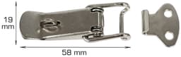 Kasselukkebeslag - 58 mm.