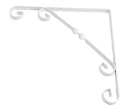 Hyllkonsol Curl 250x250 mm - vit