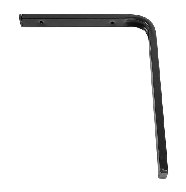 Hylleknekt F-profil 200x250 mm - svart